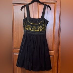 Anthropologie Black Cocktail Dress by Floreat
